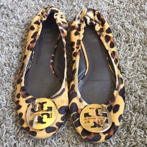 Tory Burch leopard flats
